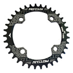 MOTSUV Placa de Dentes Redonda Estreita Larga para MTB Bicicleta 104BCD, Disco 32T, Disco 34T, Disco 36T, Disco 38T, Placa Elíptica 32T, Placa Elíptica 34T, Placa Elíptica 36T, Placa Elíptica 38T