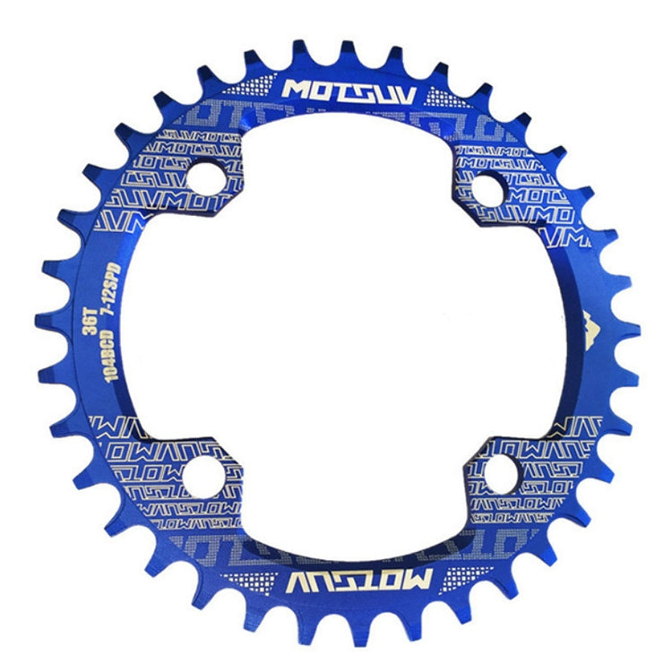 MOTSUV Placa de Dentes Redonda Estreita Larga para MTB Bicicleta 104BCD, Disco 32T, Disco 34T, Disco 36T, Disco 38T, Placa Elíptica 32T, Placa Elíptica 34T, Placa Elíptica 36T, Placa Elíptica 38T