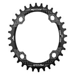 MOTSUV Placa de Dentes Redonda Estreita Larga para MTB Bicicleta 104BCD, Disco 32T, Disco 34T, Disco 36T, Disco 38T, Placa Elíptica 32T, Placa Elíptica 34T, Placa Elíptica 36T, Placa Elíptica 38T