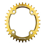 MOTSUV Placa de Dentes Redonda Estreita Larga para MTB Bicicleta 104BCD, Disco 32T, Disco 34T, Disco 36T, Disco 38T, Placa Elíptica 32T, Placa Elíptica 34T, Placa Elíptica 36T, Placa Elíptica 38T