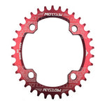 MOTSUV Placa de Dentes Redonda Estreita Larga para MTB Bicicleta 104BCD, Disco 32T, Disco 34T, Disco 36T, Disco 38T, Placa Elíptica 32T, Placa Elíptica 34T, Placa Elíptica 36T, Placa Elíptica 38T