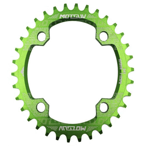 MOTSUV Placa de Dentes Redonda Estreita Larga para MTB Bicicleta 104BCD, Disco 32T, Disco 34T, Disco 36T, Disco 38T, Placa Elíptica 32T, Placa Elíptica 34T, Placa Elíptica 36T, Placa Elíptica 38T