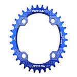 MOTSUV Placa de Dentes Redonda Estreita Larga para MTB Bicicleta 104BCD, Disco 32T, Disco 34T, Disco 36T, Disco 38T, Placa Elíptica 32T, Placa Elíptica 34T, Placa Elíptica 36T, Placa Elíptica 38T