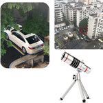 Acessórios para Telemóvel Telescópio Bolanke para Exterior Lente Telefoto para Fotografia com Clipe Metálico Universal, 12X, 18X
