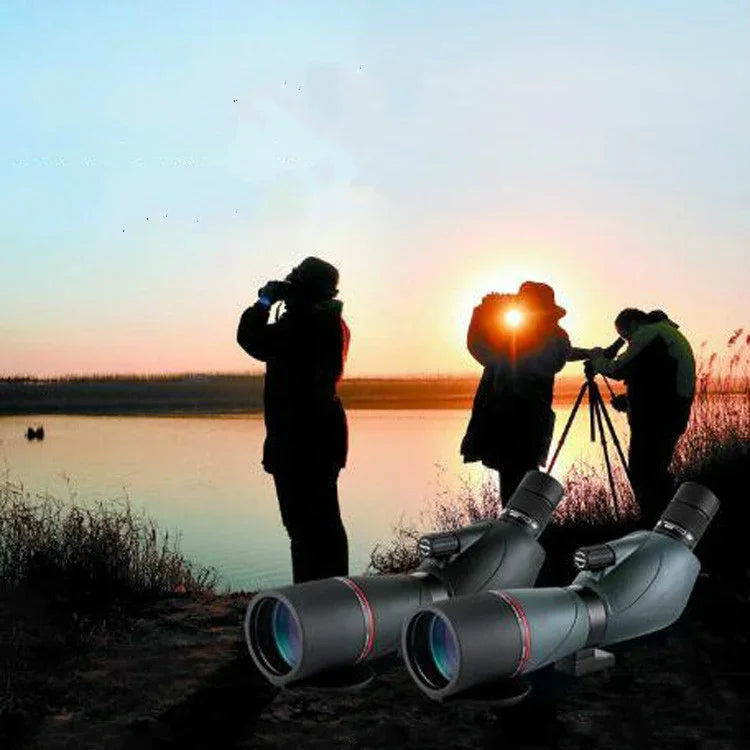 Telescópio Monocular de Zoom 15-45X60 de Lente Única Binóculos de Alta Definição para Observação de Pássaros ao Ar Livre, 15-45X60 Verde, 15-45X60 Preto