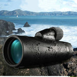 Binóculos Monoculares Portáteis HD para Exterior Telescópio Móvel Visão Noturna de Baixa Luminosidade Monóculo para Pesca, EK8510 8X42, EK8510 10X42, EK8510 10X50, EK8510 12X50