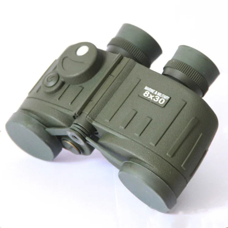 Binóculos 8x30 HD de Alta Potência Telescópio de Visão Noturna em Baixa Luminosidade de Bolso para Concerto Impermeável com Medidor de Distância, 8x30