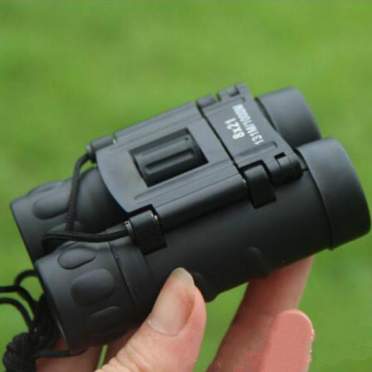 Telescópio Compacto 8X21 com Filme Óptico Verde Completo Binóculos HD para Visão Noturna em Baixa Luminosidade, 8X21