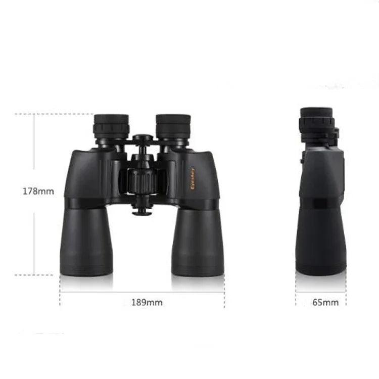 Binóculos Eyeskey 10X50 HD de Alta Definição para Visão Noturna em Baixa Luminosidade para Concertos, 10X50