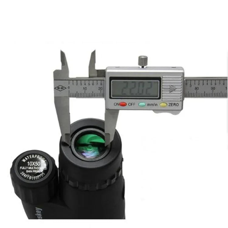 Monóculo Eyeskey 10X50 Telescópio de Grande Calibre Medível com Alta Ampliação HD para Visão Noturna em Baixa Luminosidade à Prova de Água, 10X50