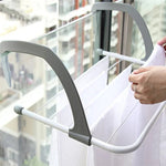Estante Telescópica Dobrável Multifuncional para Casa Interior Exterior Varanda, Suportes para Secar Roupa e Sapatos, Suportes para Secar