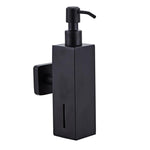Dispenser Manual de Sabão Montado na Parede em Aço Inoxidável 304, Montagem Quadrada na Parede, Montagem Redonda na Parede, Quadrado para Mesa, Redondo para Mesa