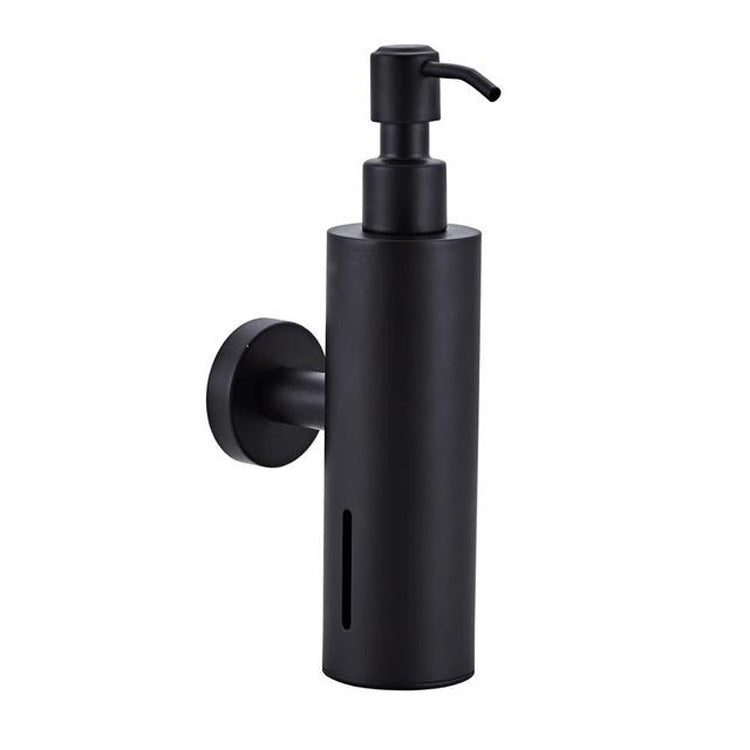 Dispenser Manual de Sabão Montado na Parede em Aço Inoxidável 304, Montagem Quadrada na Parede, Montagem Redonda na Parede, Quadrado para Mesa, Redondo para Mesa