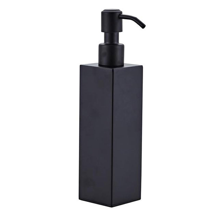 Dispenser Manual de Sabão Montado na Parede em Aço Inoxidável 304, Montagem Quadrada na Parede, Montagem Redonda na Parede, Quadrado para Mesa, Redondo para Mesa