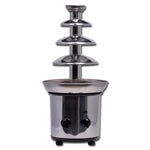 Fonte de chocolate elétrica de 4 camadas, máquina de fondue de chocolate derretido em cascata, 4 níveis