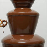 Fonte de chocolate elétrica de 4 camadas, máquina de fondue de chocolate derretido em cascata, 4 níveis