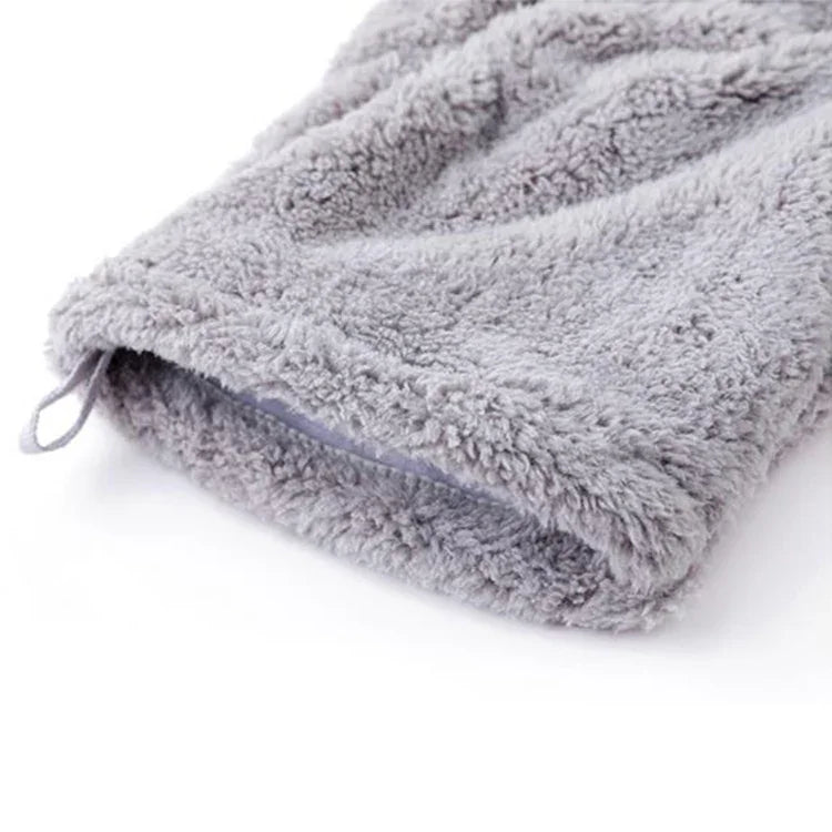 Luva de Cabelo de Secagem Rápida Singe Luvas de Veludo Coral Absorventes de Secagem Rápida