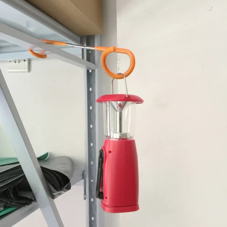 3 Peças de Ganchos Multifuncionais em S para Camping ao Ar Livre, Gancho Metálico Bidirecional para Pendurar Luzes de Tenda e Luzes a Vapor