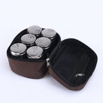 Conjunto Portátil de Frascos para Especiarias em Aço Inoxidável para Churrasco ao Ar Livre