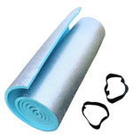 Esteira para Piquenique e Yoga em Filme de Alumínio Espesso de um Lado para Camping ao Ar Livre, 180x50cm