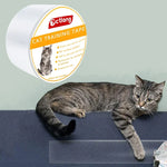 Fita Protetora para Sofá de Animais Ctlang B25112, Filme Protetor Anti-Agarro para Gatos, Largura 2,5 polegadas, Largura 4 polegadas, Largura 8 polegadas, Largura 17,7 polegadas