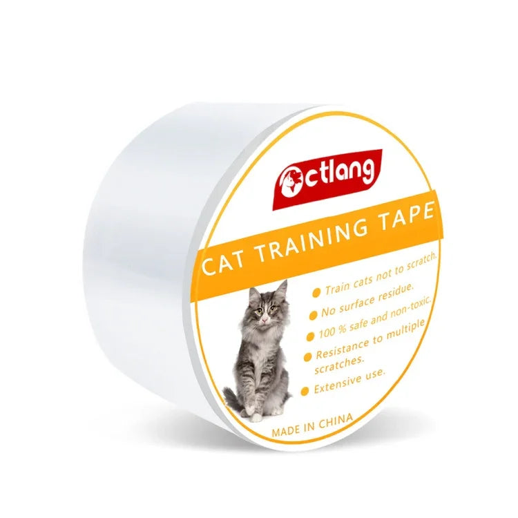 Fita Protetora para Sofá de Animais Ctlang B25112, Filme Protetor Anti-Agarro para Gatos, Largura 2,5 polegadas, Largura 4 polegadas, Largura 8 polegadas, Largura 17,7 polegadas