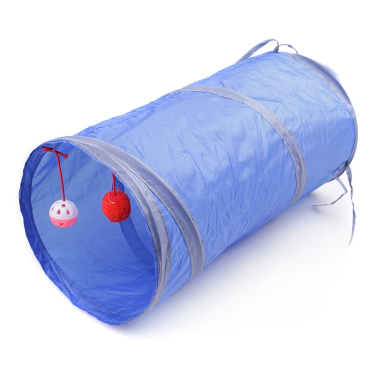 Pet Supplies Cat Ring Paper Two-way Tunnel Can Accommodate Folding Cat Channel, Blue, Red, Sky Blue, Black, Rose Red, Green