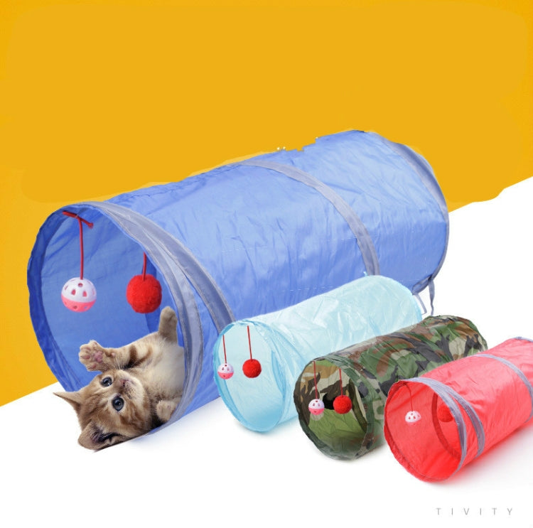 Suprimentos para animais de estimação, túnel de papel para gato em forma de anel, canal para gato dobrável bidirecional, azul, vermelho, azul celeste, preto, vermelho rosa, verde