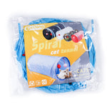 Suprimentos para animais de estimação, túnel de papel para gato em forma de anel, canal para gato dobrável bidirecional, azul, vermelho, azul celeste, preto, vermelho rosa, verde