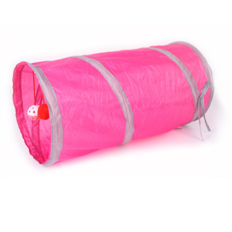 Suprimentos para animais de estimação, túnel de papel para gato em forma de anel, canal para gato dobrável bidirecional, azul, vermelho, azul celeste, preto, vermelho rosa, verde