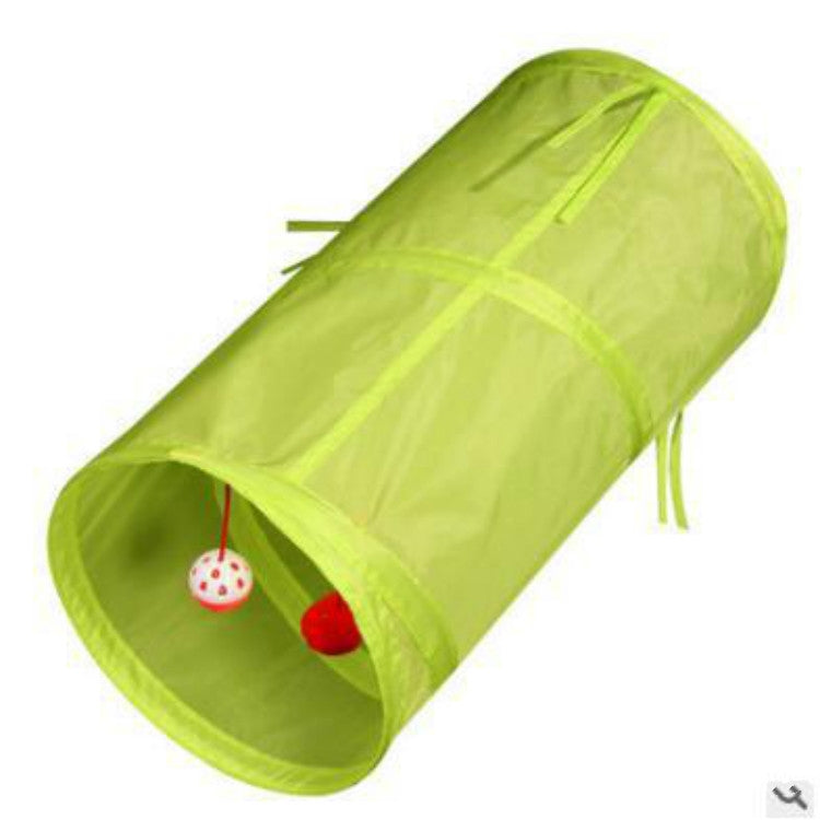 Suprimentos para animais de estimação, túnel de papel para gato em forma de anel, canal para gato dobrável bidirecional, azul, vermelho, azul celeste, preto, vermelho rosa, verde