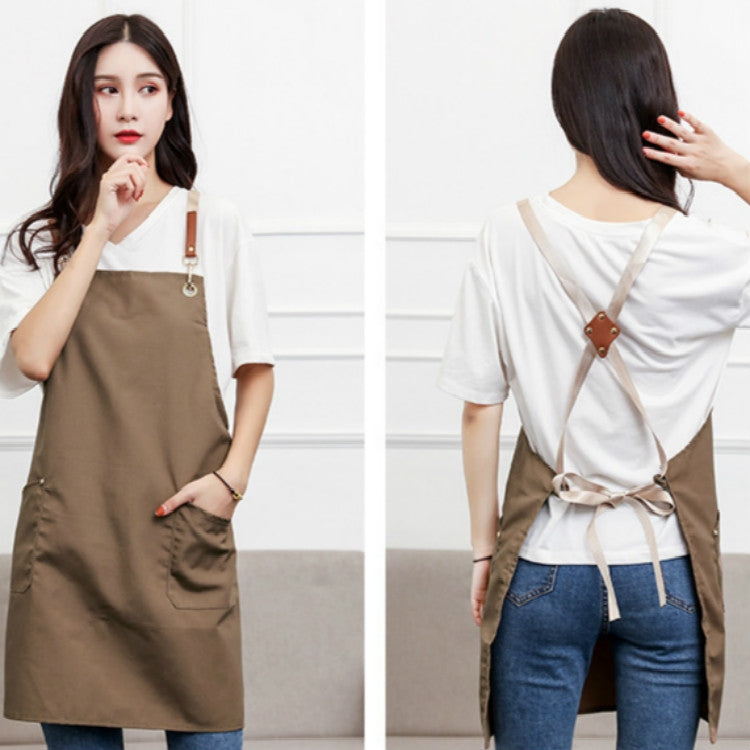 Cotton Kitchen Dining Overalls Strap Apron
