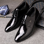 Sapatos Masculinos de Couro com Textura de Crocodilo Brilhante e Bico Apontado, 38, 39, 40, 41, 42, 43, 44, 45