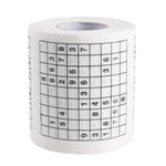 3 Rolos de Papel Higiénico Criativo Sudoku, Papel de Lenço Facial, 3 Rolos