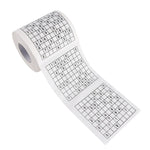 3 Rolos de Papel Higiénico Criativo Sudoku, Papel de Lenço Facial, 3 Rolos