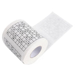 3 Rolos de Papel Higiénico Criativo Sudoku, Papel de Lenço Facial, 3 Rolos