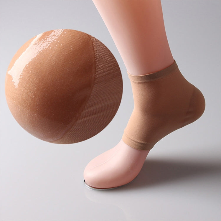 Meias de Silicone Hidratantes Anti-Rachaduras para Calcanhar de Inverno, Um Par, Código S (34-39), Código M (39-43), Código L (42-46)