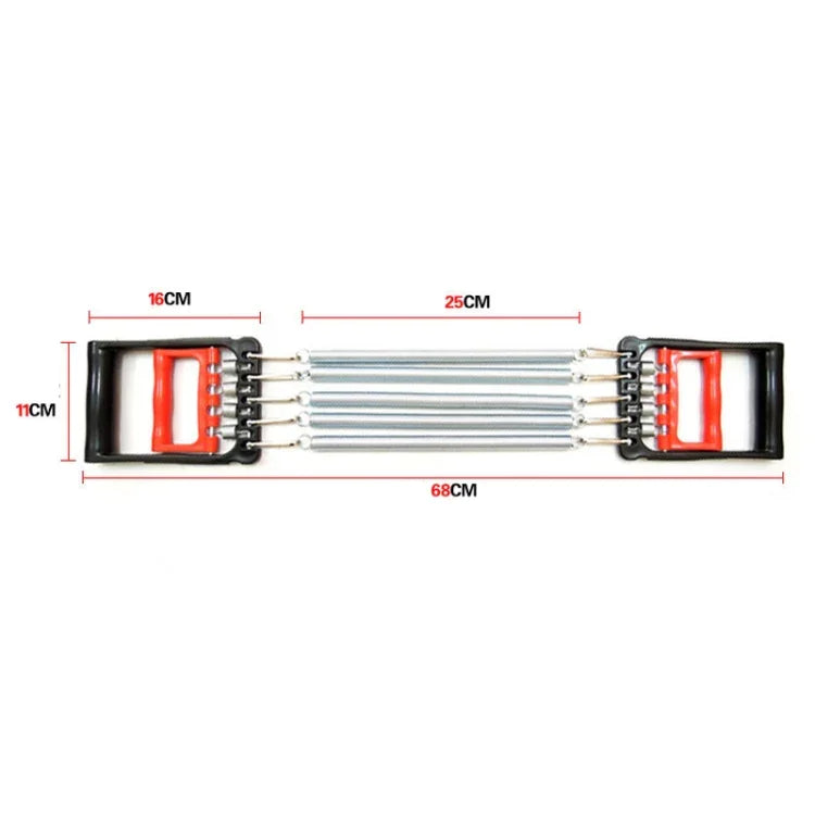 Expansor de peito multifuncional com mola para treino de força dos braços