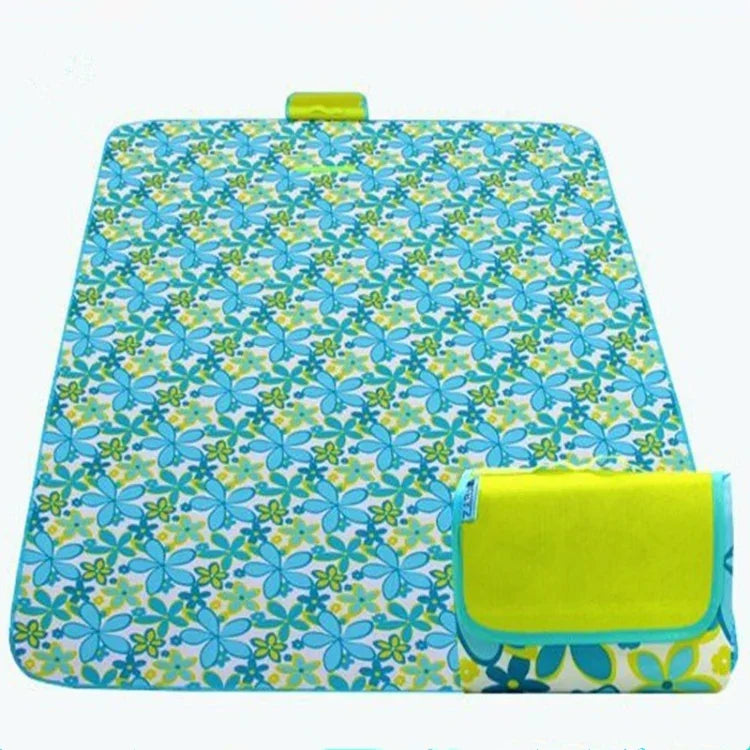 Esteira de Piquenique em Tecido Oxford 600D para Exterior, Esteira Impermeável para Piquenique, Esteira de Praia para Viagem na Primavera, 150*120, 150*180 PE Grelha Vermelha