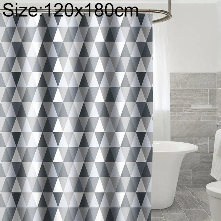 Cortinas para Casa de Banho em Tecido de Poliéster Impermeável e Antimofo, 80x180cm, 80x200cm, 100x180cm, 100x200cm, 120x180cm, 120x200cm, 150x180cm, 150x200cm, 180x180cm, 180x200cm, 200x180cm, 200x200cm, 220x200cm, 240x200cm, 260x200cm, 280x200cm