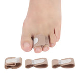 10 pcs Corrector de Dedo do Pé com Endireitador de Dedo, Bandagem com Fecho de Gancho e Argola, Separador de Dedos, Tala para Dedo do Pé