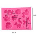 Animals Silicone Mold Cake Decorating Tools Pastry Baking Chocolate Soap Mold, Animals Shape