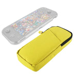 Estojo de Armazenamento Mini para Host com Fecho e Bolsa de Nylon Macia para Switch Lite