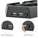 Suporte Multifuncional para Consola KJH PSLIM-03 com Ventoinha de Arrefecimento e Carregador para PS4 / SLIM, PSLIM-03