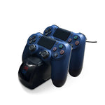 Base de Carregamento USB Dupla com Indicador LED para Comando Sem Fios PS4, SND-401