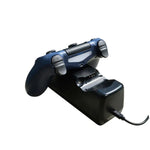 Base de Carregamento USB Dupla com Indicador LED para Comando Sem Fios PS4, SND-401