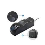 Base de Carregamento USB Dupla com Indicador LED para Comando Sem Fios PS4, SND-401