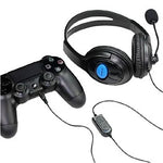 Auriculares Grandes Bilaterais para Chat de Voz na Internet PS4, Auriculares Grandes