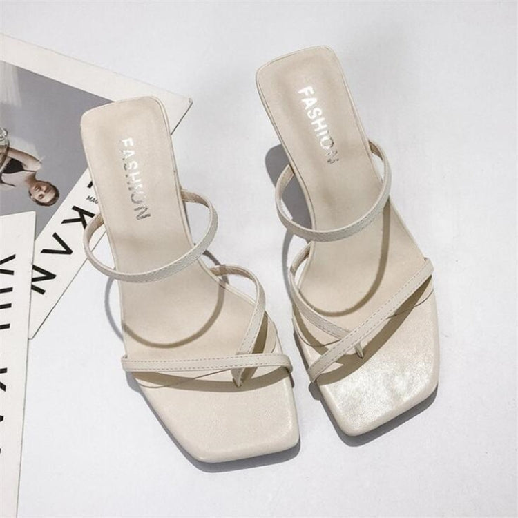 Sandálias de Salto Alto Femininas de Moda com Bico Apontado, Tamanhos: 34, 35, 36, 37, 38, 39