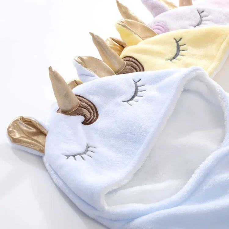 Manta de Bebé de Flanela Dupla para Inverno